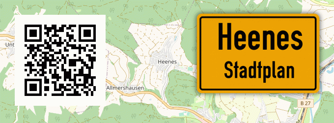 Stadtplan Heenes