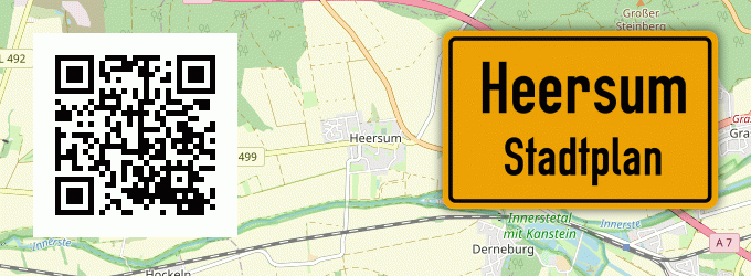 Stadtplan Heersum