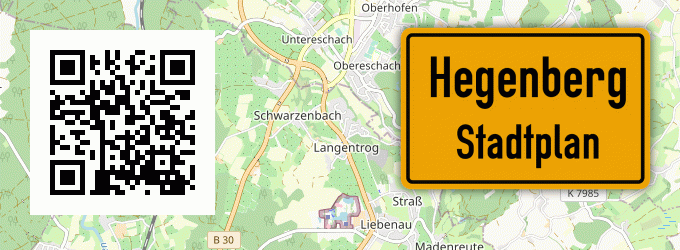 Stadtplan Hegenberg