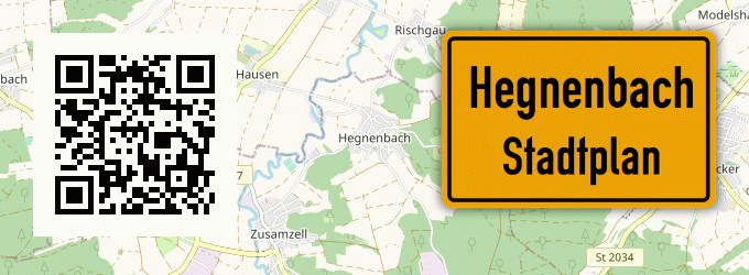 Stadtplan Hegnenbach
