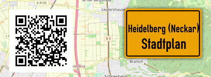 Stadtplan Heidelberg (Neckar)