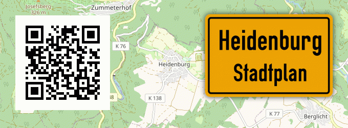 Stadtplan Heidenburg