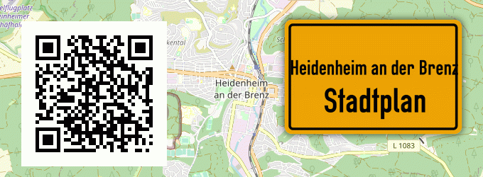 Stadtplan Heidenheim an der Brenz