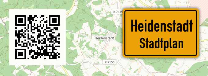 Stadtplan Heidenstadt
