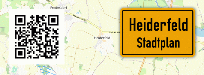 Stadtplan Heiderfeld, Holstein