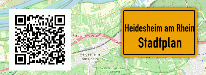 Stadtplan Heidesheim am Rhein