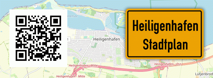 Stadtplan Heiligenhafen, Holstein
