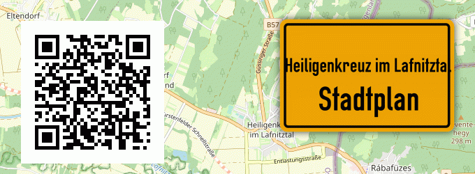 Stadtplan Heiligenkreuz im Lafnitztal