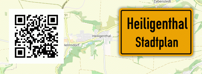 Stadtplan Heiligenthal, Kreis Lüneburg