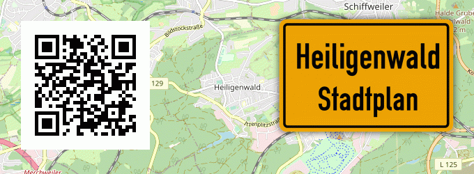 Stadtplan Heiligenwald