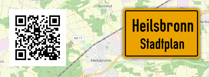Stadtplan Heilsbronn