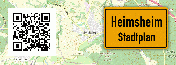 Stadtplan Heimsheim