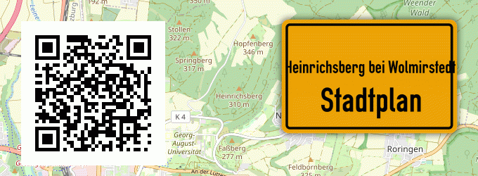 Stadtplan Heinrichsberg bei Wolmirstedt