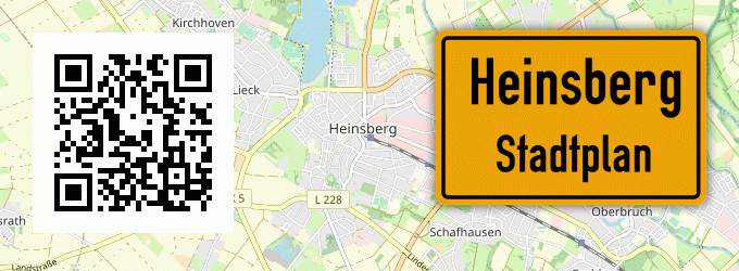 Stadtplan Heinsberg, Westfalen
