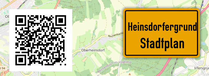 Stadtplan Heinsdorfergrund