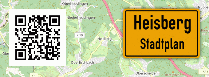 Stadtplan Heisberg