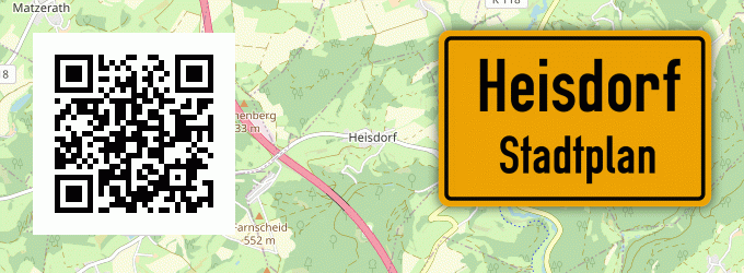 Stadtplan Heisdorf