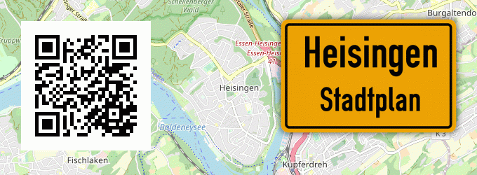 Stadtplan Heisingen