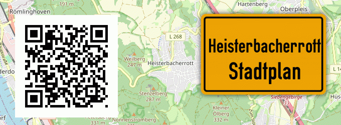 Stadtplan Heisterbacherrott