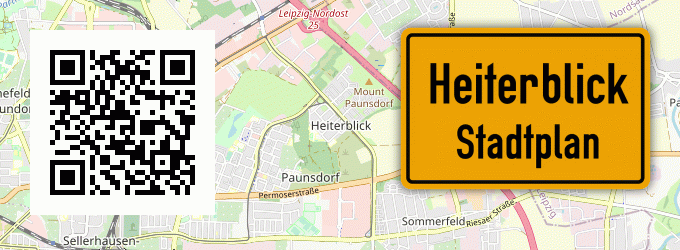 Stadtplan Heiterblick