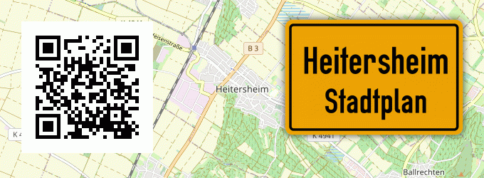 Stadtplan Heitersheim