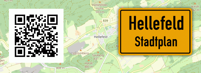 Stadtplan Hellefeld