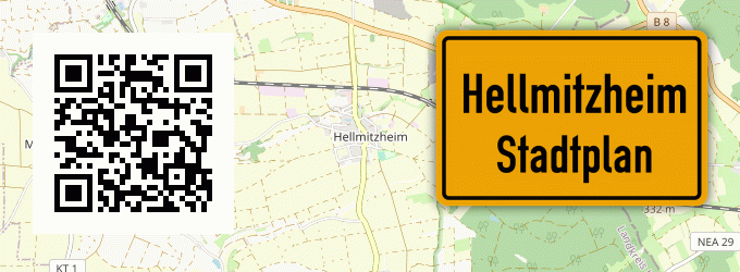 Stadtplan Hellmitzheim