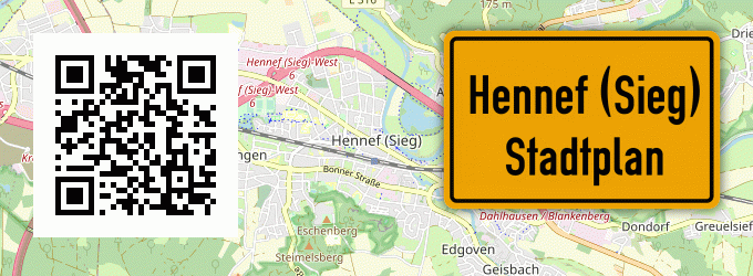 Stadtplan Hennef (Sieg)