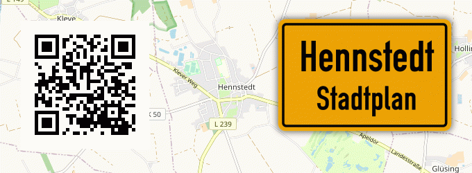 Stadtplan Hennstedt