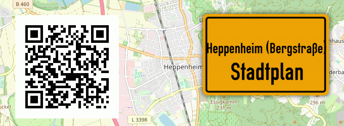 Stadtplan Heppenheim (Bergstraße)