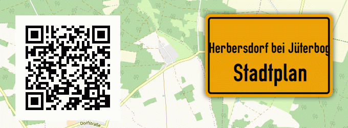 Stadtplan Herbersdorf bei Jüterbog