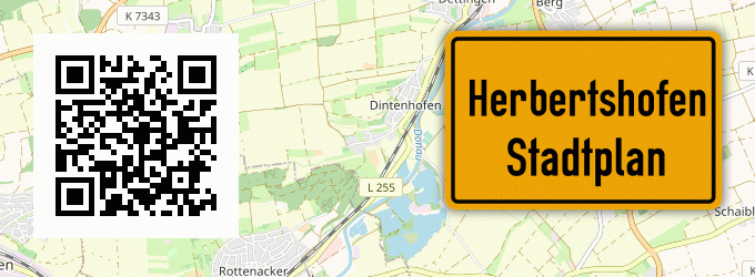 Stadtplan Herbertshofen, Lech