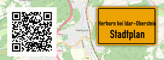 Stadtplan Herborn bei Idar-Oberstein