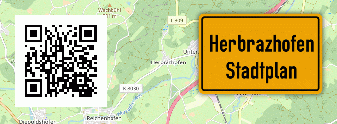 Stadtplan Herbrazhofen