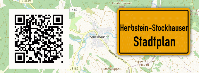 Stadtplan Herbstein-Stockhausen