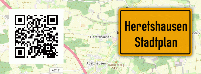 Stadtplan Heretshausen