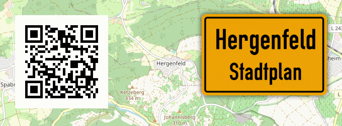 Stadtplan Hergenfeld