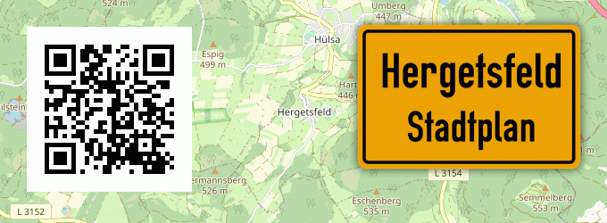Stadtplan Hergetsfeld