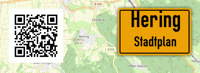 Stadtplan Hering, Odenwald
