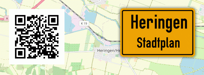 Stadtplan Heringen, Kreis Limburg an der Lahn
