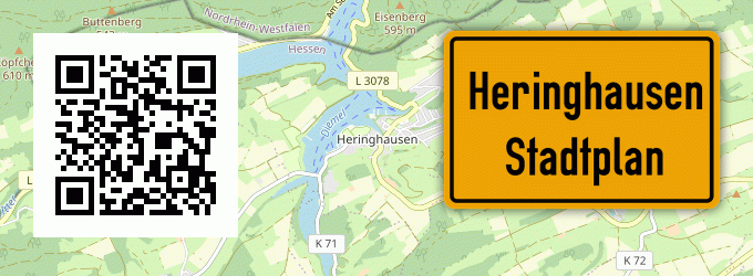 Stadtplan Heringhausen, Waldeck