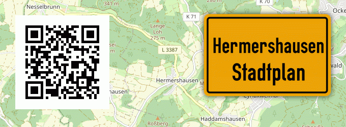 Stadtplan Hermershausen