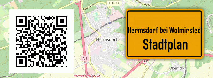 Stadtplan Hermsdorf bei Wolmirstedt