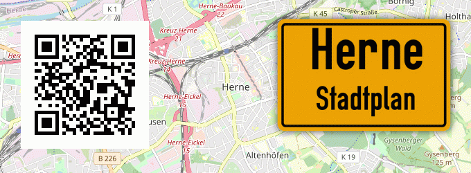 Stadtplan Herne