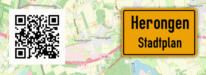 Stadtplan Herongen