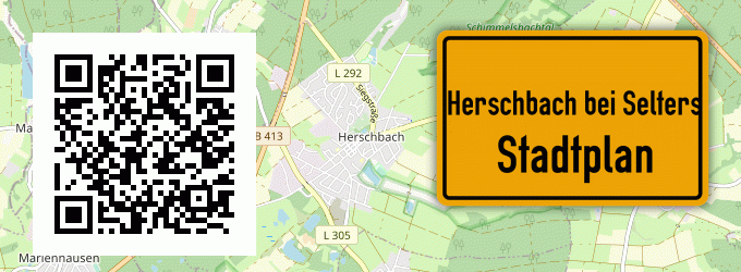 Stadtplan Herschbach bei Selters