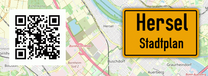 Stadtplan Hersel