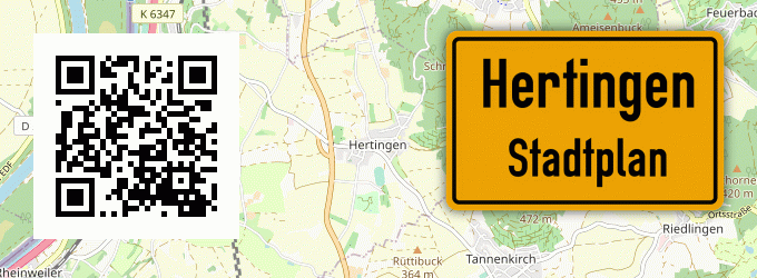Stadtplan Hertingen