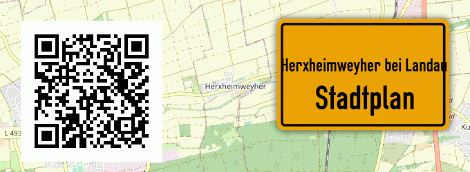 Stadtplan Herxheimweyher bei Landau