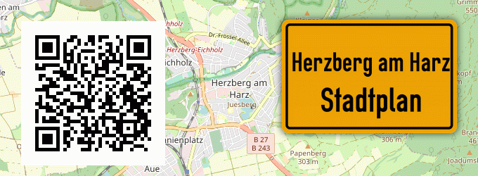 Stadtplan Herzberg am Harz
